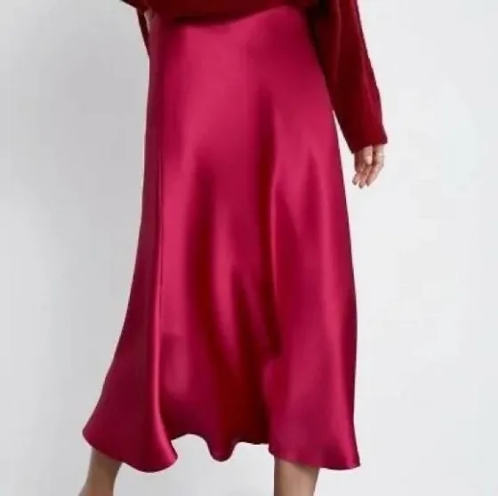 Rachel Zoe Pink Midi Skirt